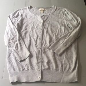 Ann Taylor Loft Grey Cardigan